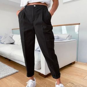 ASOS black twill pants size 4